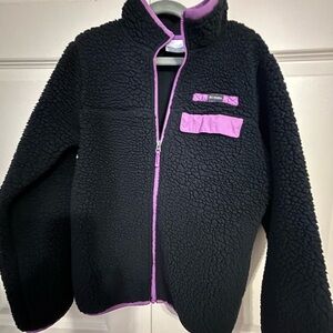 Columbia Kids Blue and Purple Fleece Jacket